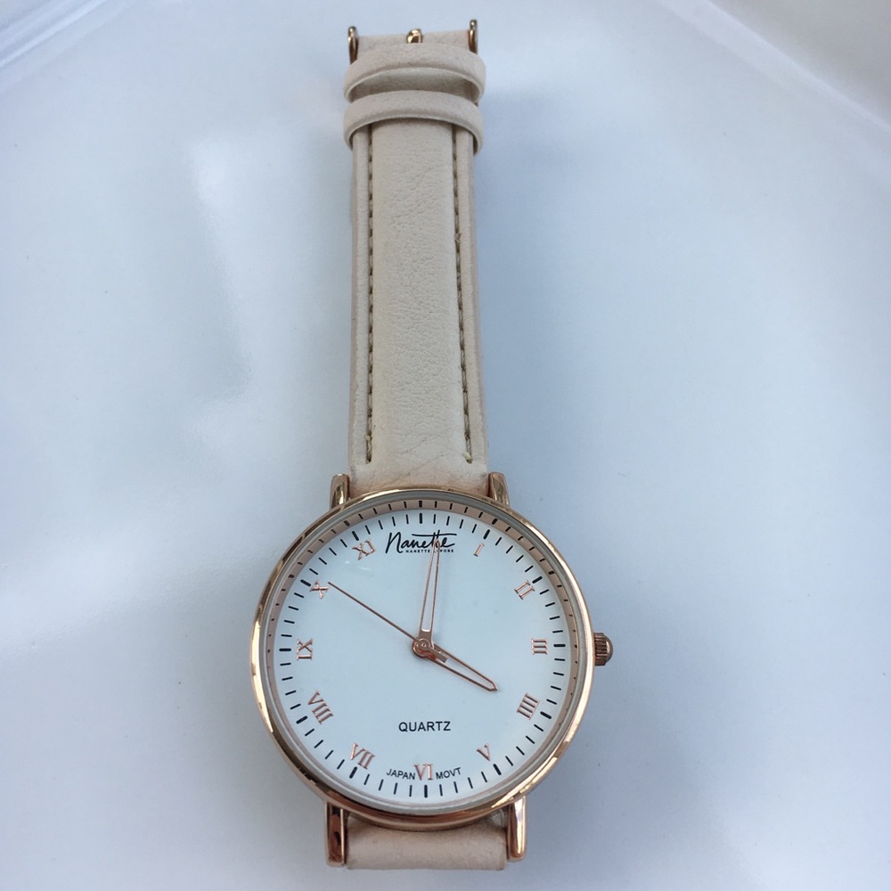 Nanette Lepore Classic Rose Gold Watch